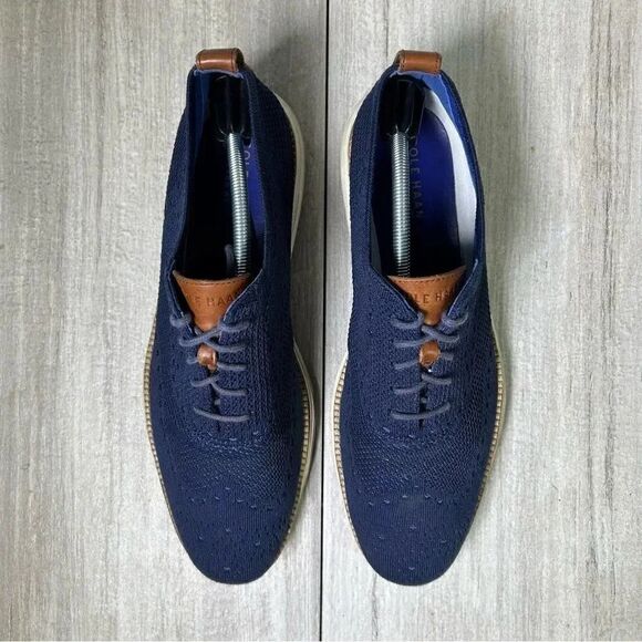 Cole Haan Original Grand Stitch Lite Wingtip Knit Oxford Shoe Mens Size 11.5 - Picture 6 of 10